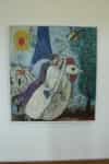 Marc Chagall - Les amoureux de la tour eiffel